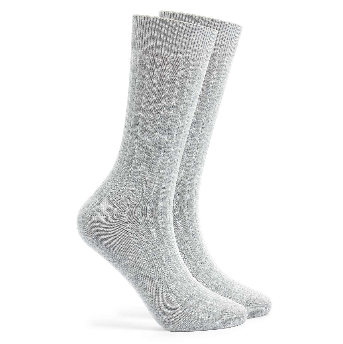 Men Multi Tube Socks Over The Calf Sports Casual Ribbed Cotton Socks Big & Tall