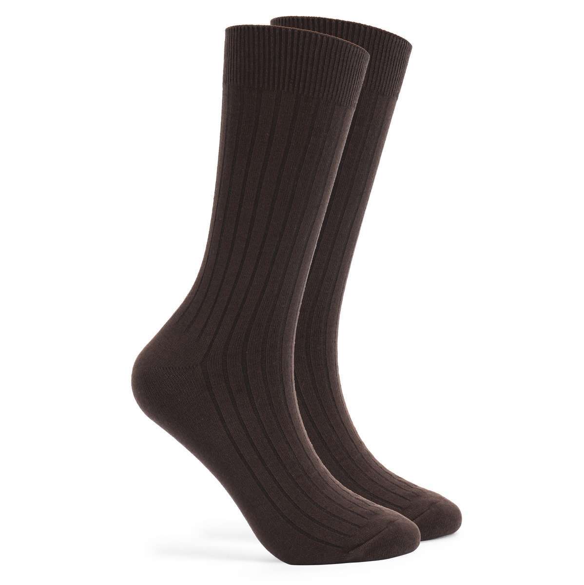 Men Multi Tube Socks Over The Calf Sports Casual Ribbed Cotton Socks Big & Tall