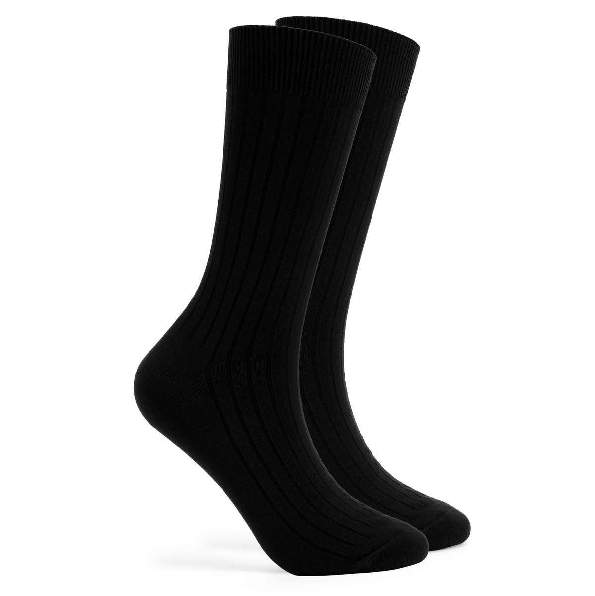 Men Multi Tube Socks Over The Calf Sports Casual Ribbed Cotton Socks Big & Tall