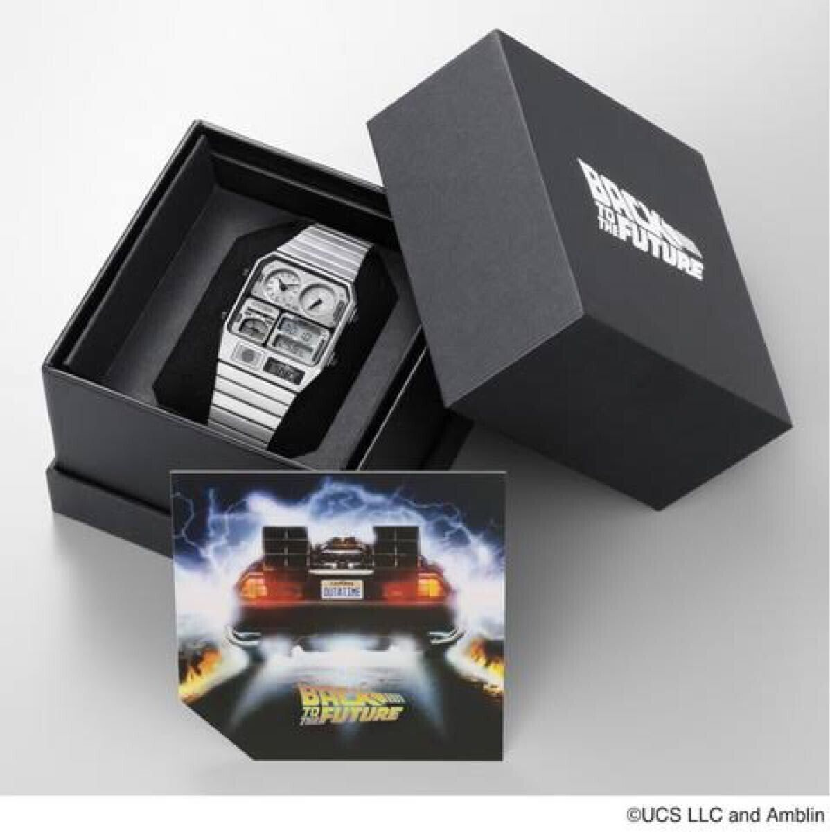 Pre-owned Universal Studios ×citizen Back To The Future Watch Limited To 300 Jg2136-65a Jp