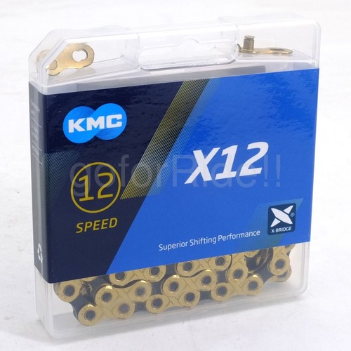 KMC X12 Speed 126L Chain Gold/Black