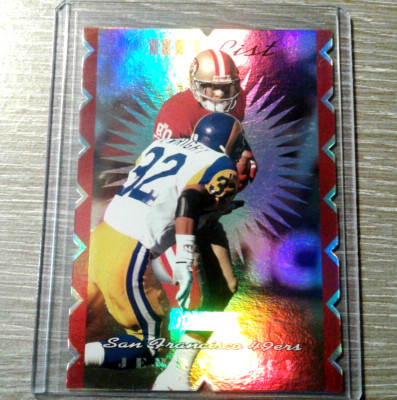 1996 Donruss Hit List #17 JERRY RICE  /10000 San Francisco 49ers Football