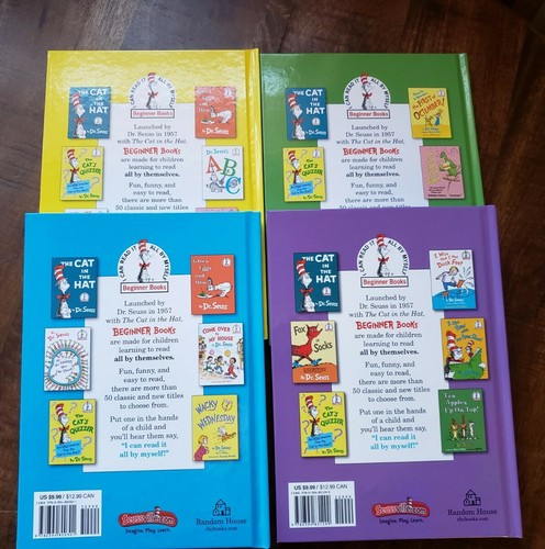 話題の人気 with Books/ Hardcover /Seuss 4 of Lot unique back on ad 絵本・児童書