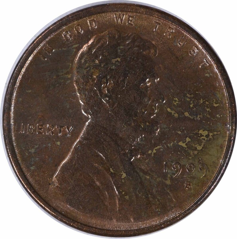 1909-S VDB Lincoln Cent EF Uncertified #1021
