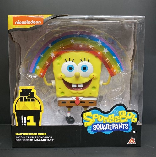 スポンジボブ　MASTERPIECE　MEME　虹　レインボー　フィギュア　レア Spongebob Squarepants Masterpiece Meme Collection