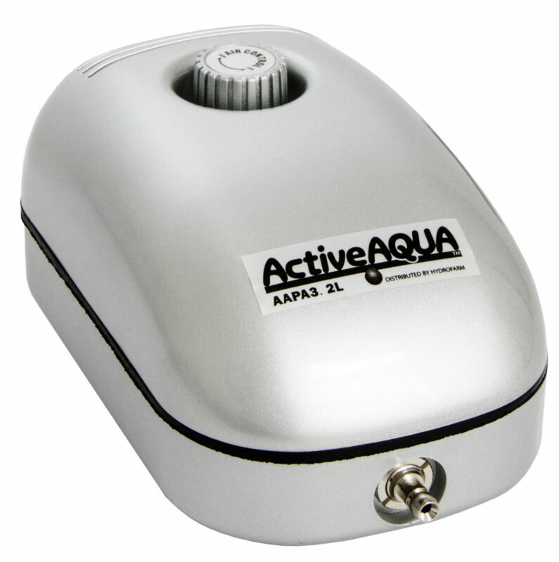 Active Aqua Air Pump, 1 Outlet, 3.2 L/min