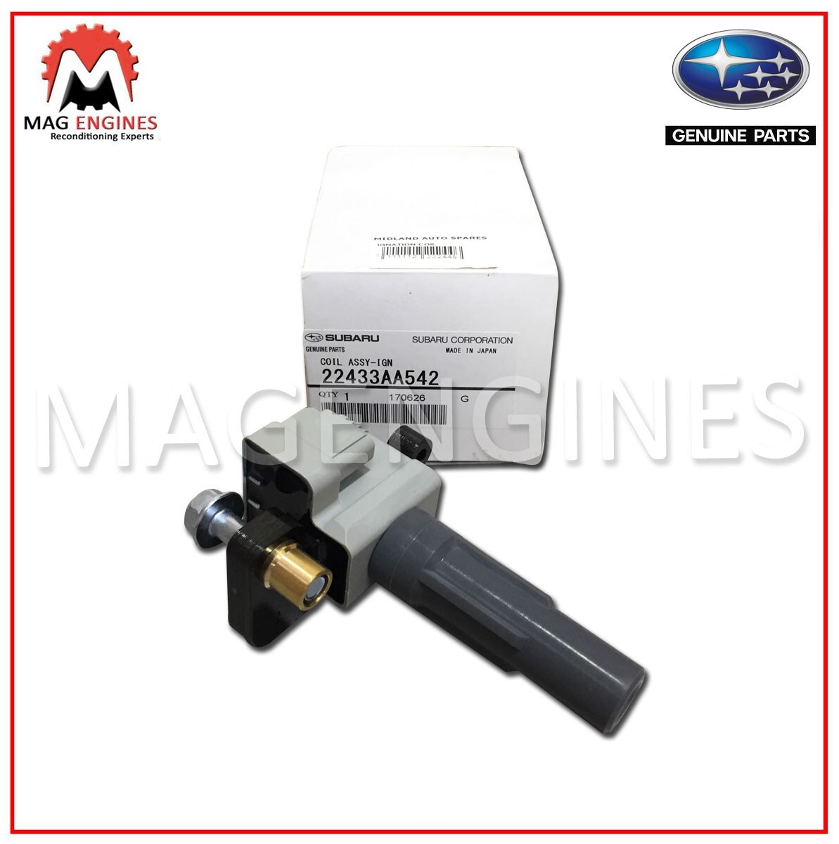 け 22433-AA542 GENUINE OEM IGNITION COIL ASSY 22433AA542 | eBay