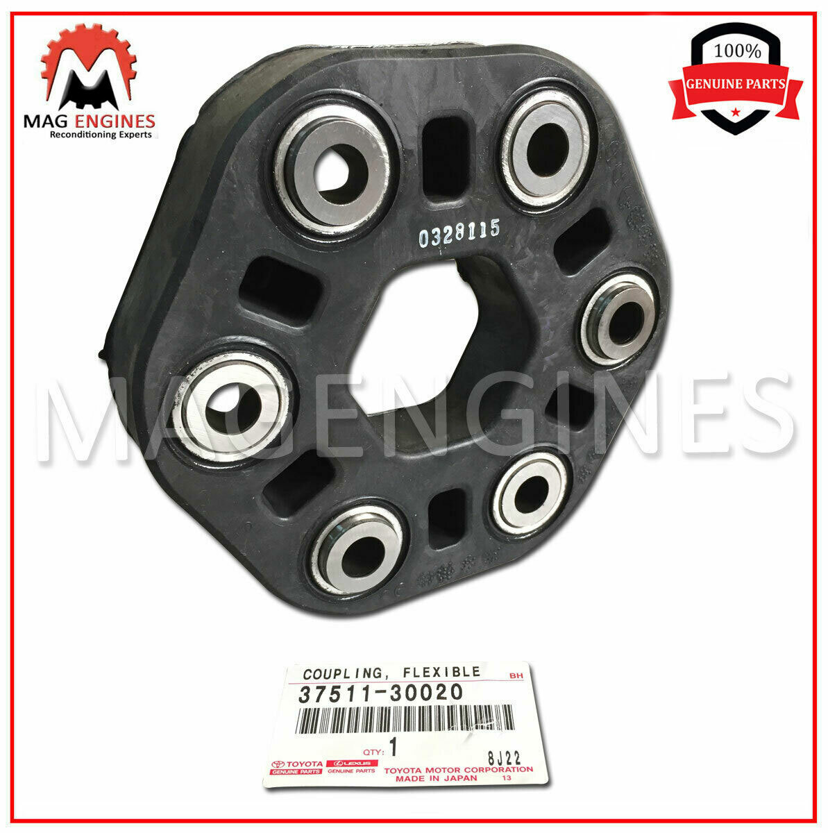 OneFRAME A set 24φ × 11 30φ × 1 37511-30020 GENUINE OEM DRIVESHAFT FLEXIBLE COUPLING FOR