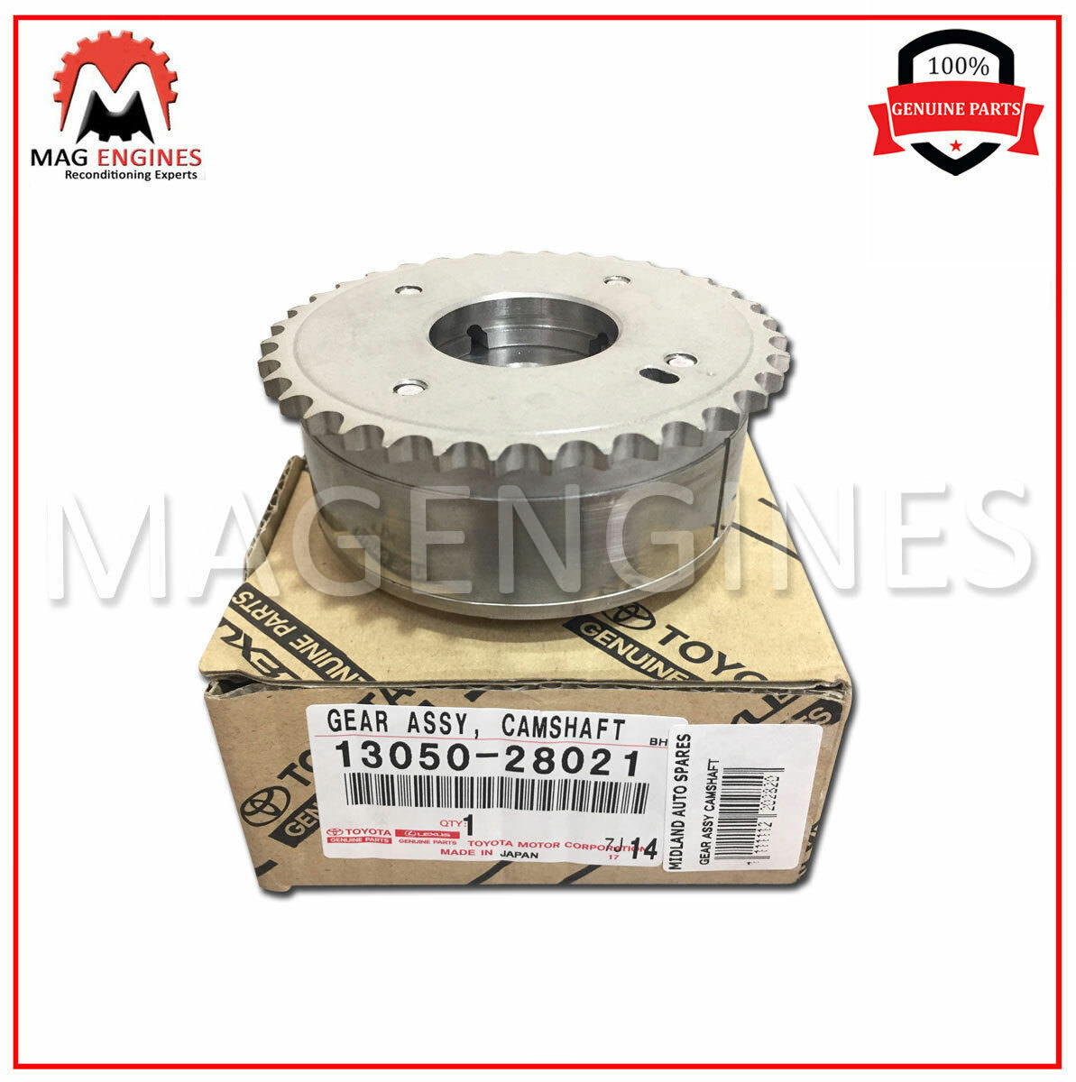 朔 13050-28021 GENUINE OEM CAMSHAFT TIMING GEAR ASSY 1305028021