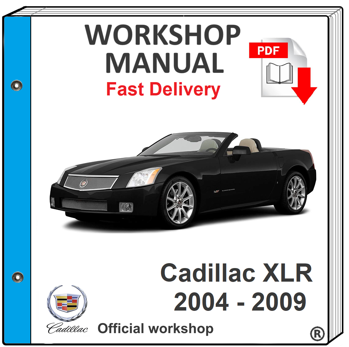 Cadillac Xlr 2004 2005 2006 2007 2008 2009 Service And Repair Manual