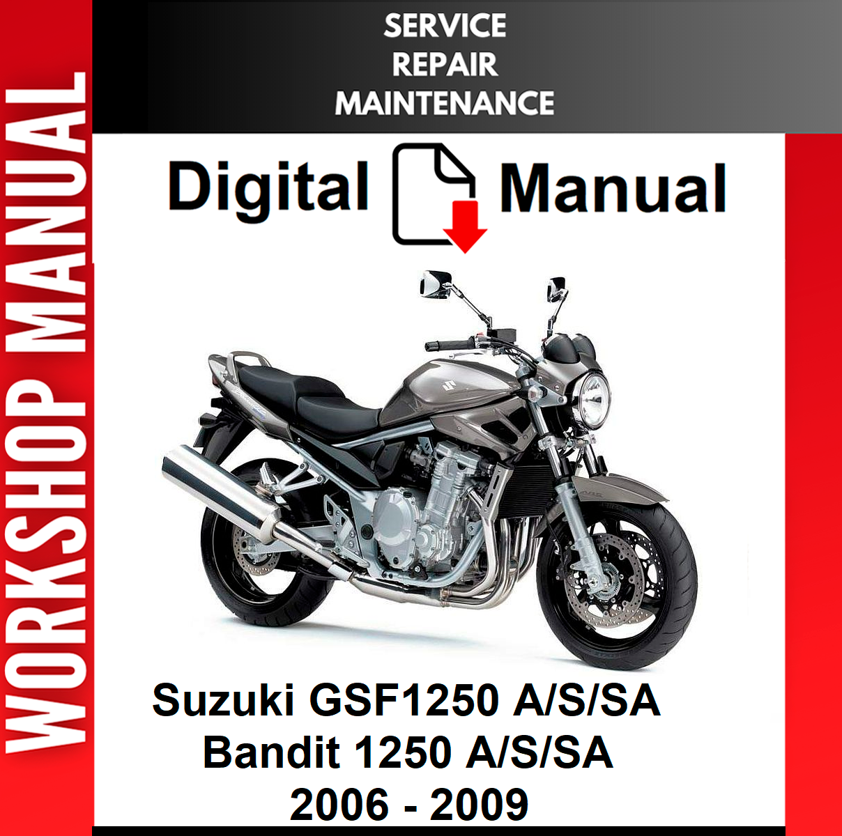 スズキバンディット1250 サービスマニュアルGSF1250AK7/SAK7中古