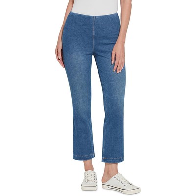 Женские синие джинсовые джинсы Lysse Baby Bootcut на щиколотке XS BHFO 9478