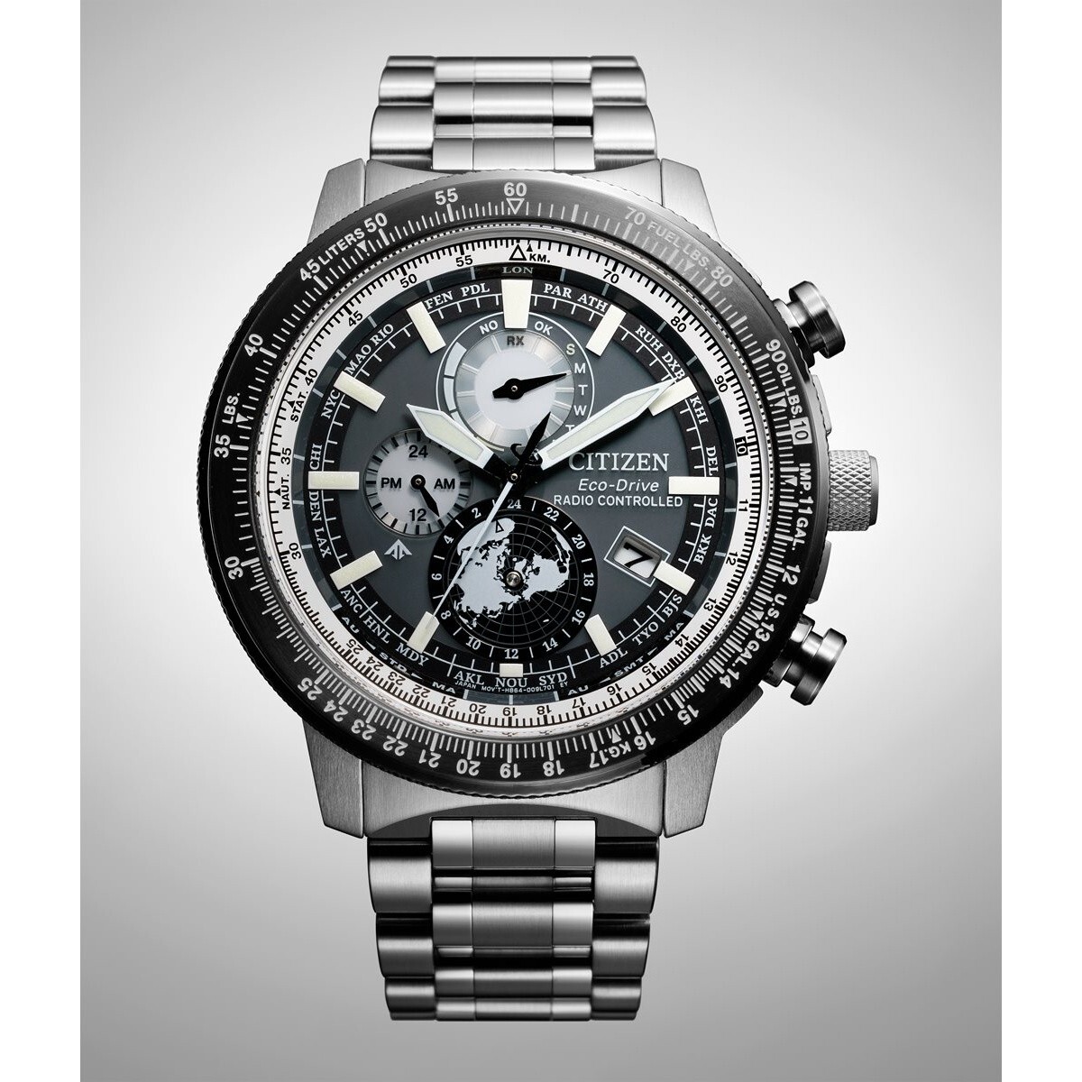 Pre-owned Citizen Promaster Sky Geo Trekker Direct Flight Watch Men's By3006-53h 2024