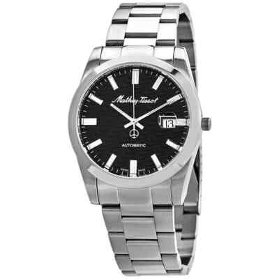 Мужские часы Mathey-Tissot Mathy I с черным циферблатом и автоподзаводом H1450ATAN