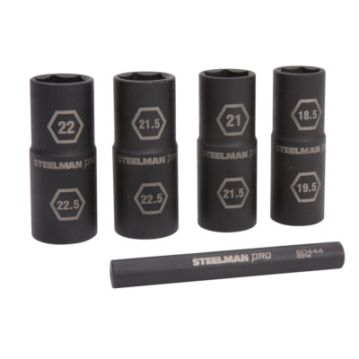 J S Products Impact Socket and Tool Set, 5-Piece
