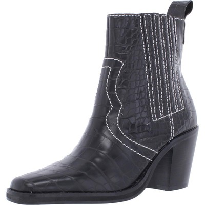 Женские черные ботильоны Steve Madden Geniva, черные, 6, средние (B,M), BHFO 9741