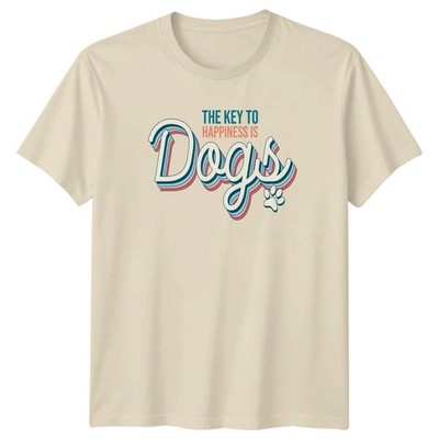 Der Schlüssel zum Glück ist T-Shirt Hundeliebhaber Haustiere Geschenk für...