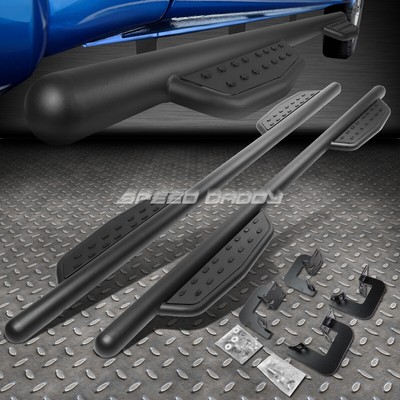 ДЛЯ 09-14 FORD F150 CREW CAB 3 МАТОВО-ЧЕРНЫЕ БОКОВЫЕ ПОДНОЖКИ NERF