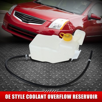 ДЛЯ 07-12 NISSAN SENTRA OE STYLE ПЕРЕЛИВНОЙ БАЧОК ОХЛАЖДАЮЩЕЙ ЖИДКОСТИ В СТИЛЕ OE + КРЫШКА + ШЛАНГ
