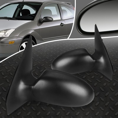 ДЛЯ 00-02 FORD FOCUS PAIR OE STYLE БОКОВОЕ ЗЕРКАЛО ЗАДНЕГО ВИДА НА ДВЕРИ С РУЧНОЙ РЕГУЛИРОВКОЙ
