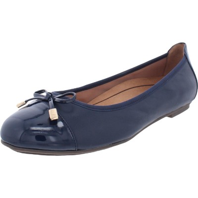 

Женские балетки Vionic Minna темно-синие кожаные, ширина 5 (C, D, W), BHFO 9942, Navy