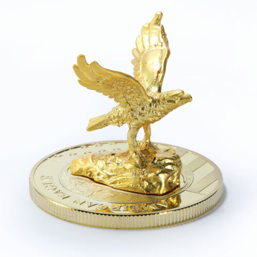 Somaliland 3D Sculpture Coin, American Eagle, 100 Shillings, Bird, 2019