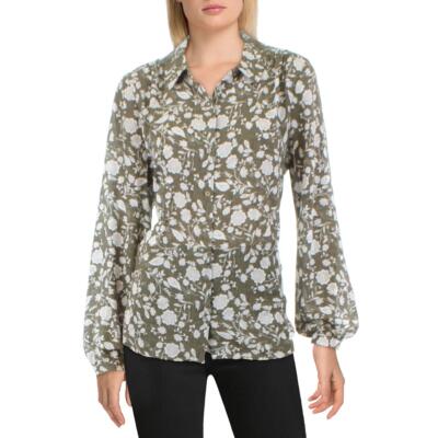 

NYDJ Женская офисная рубашка с цветочным принтом Блузка BHFO 3836