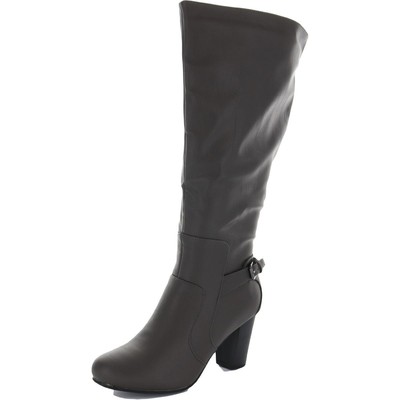 

Женские серые сапоги до колена Journee Collection Carver 10, средние (B,M) BHFO 7384, Grey