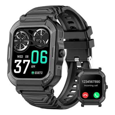 Smart Watch for Men Waterproof Smartwatch Tracker Bluetooth iPhone Samsung 2023