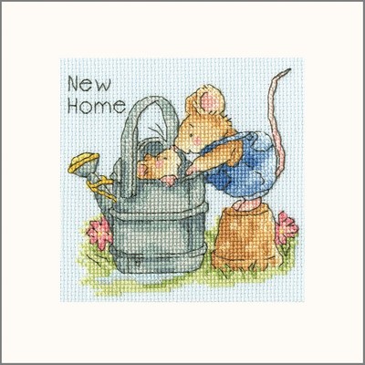 Bothy Threads Welcome Home Greeting Card Counted Cross-Stitch Kit