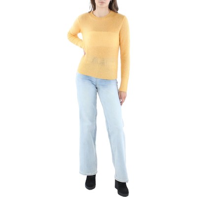 

Женский оранжевый шерстяной вязаный топ Vince, пуловер, рубашка  BHFO 3522, Sunset