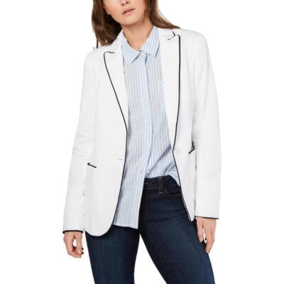 

Женский черно-белый многослойный пиджак с одной пуговицей Tommy Hilfiger  BHFO 7010, Black/white