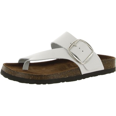 

Белые женские сандалии Harley White Mountain со стелькой 7 Medium (B,M) BHFO 7389, White leather, Harley