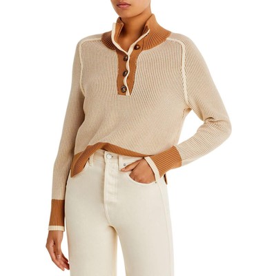 

Женский коричневый топ на пуговицах Veronica Beard  BHFO 0831, Camel