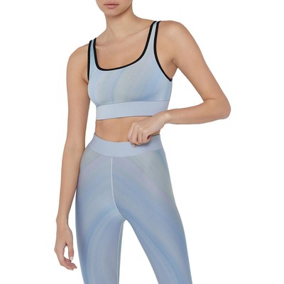 Спортивный бюстгальтер для занятий йогой Cor Womens Twilight Blue с круглым вырезом горловины, L BHFO 2853