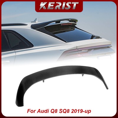 Carbon Fiber Rear Bumper Splitter Top Wing Spoiler Fit for Audi Q8 SQ8 2019-up