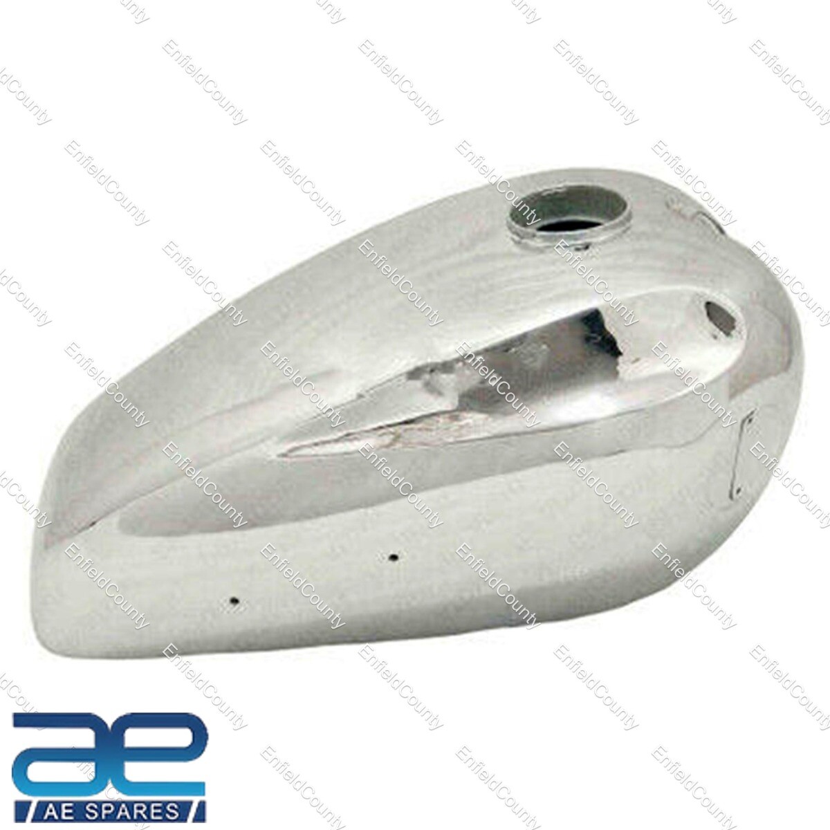 PETROL FUEL GAS TANK CHROME Plated FOR ARIEL RED HUNTER NH 350 1956