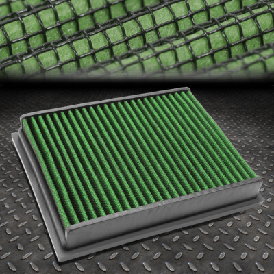 ДЛЯ BENZ A-CLASS B-CLASS W169 W245 ЗЕЛЕНАЯ МНОГОРАЗОВАЯ ПАНЕЛЬ ВПУСКА ВОЗДУШНОГО ФИЛЬТРА ДВИГАТЕЛЯ