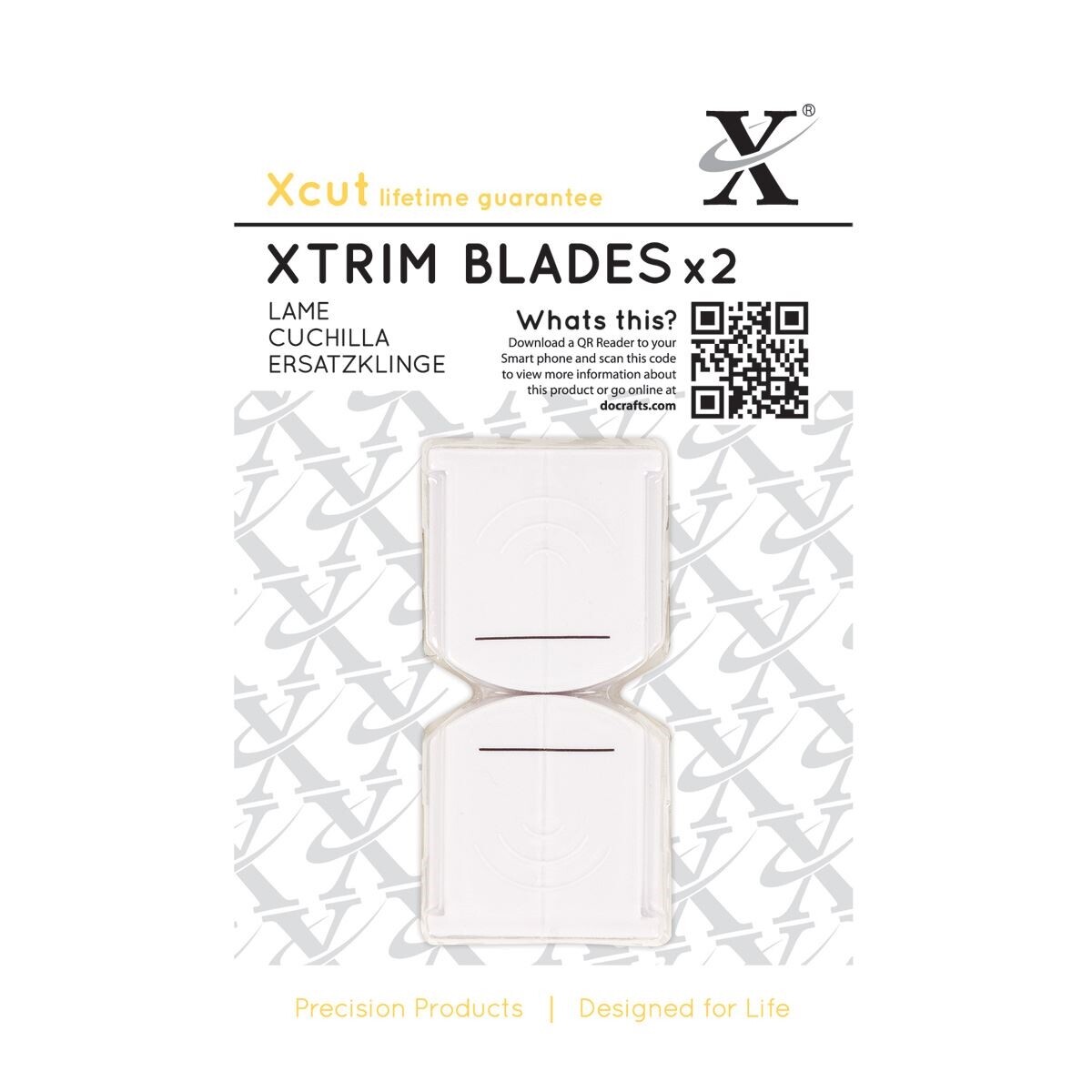 Docrafts Xcut Xtrim 2 Ersatz-Rollenklingen - Gerade - für XCU 268400
