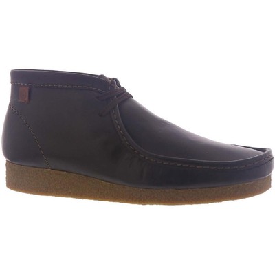 

Мужские ботильоны Clarks Shacre Leather Wallabee со шнуровкой Moc Toe, Пчелиный воск, Shacre Boot