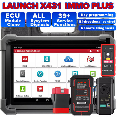 Launch X431 IMMO PLUS PRO5 PAD Car Diagnostic Scanner Key Programmer Coding Tool
