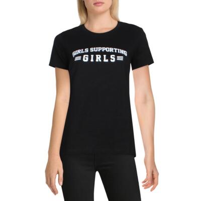 

Черная футболка с надписью Girl Dangerous Womens Girls Supporting Girls  BHFO 7460, Черный
