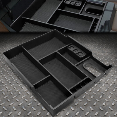 ДЛЯ 14-19 TOYOTA TUNDRA ЦЕНТРАЛЬНАЯ КОНСОЛЬ ЯЩИК ДЛЯ ХРАНЕНИЯ ПОДЛОКОТНИК ОРГАНАЙЗЕР ВСТАВОЧНЫЙ ЛОТОК