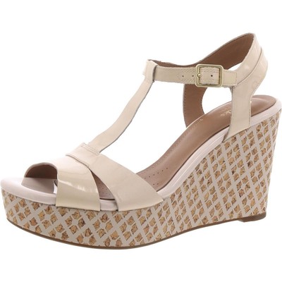 Женские босоножки Amelia Roma бежевого цвета на платформе Clarks 9.5 Medium (B,M) BHFO 4390