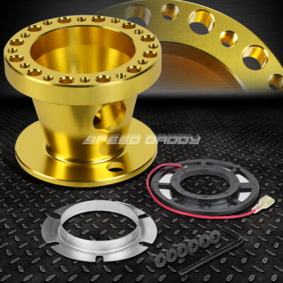 ДЛЯ AE86 COROLLA SW20 MR2 MK 4 ЗОЛОТОЙ АЛЮМИНИЕВЫЙ ПЕРЕХОДНИК СТУПИЦЫ РУЛЕВОГО КОЛЕСА С 6 ОТВЕРСТИЯМИ