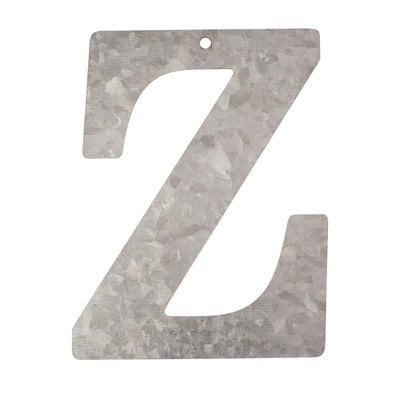 Métal Lettre Z, Galvanisé Hauteur 12 CM Alphabet Initiales Mot Concept Nom