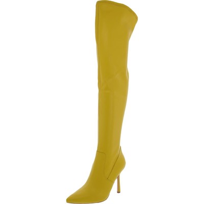 

Женские ботфорты выше колена Steve Madden Vanquish Yellow 9 Medium (B,M) BHFO 3070, Citron