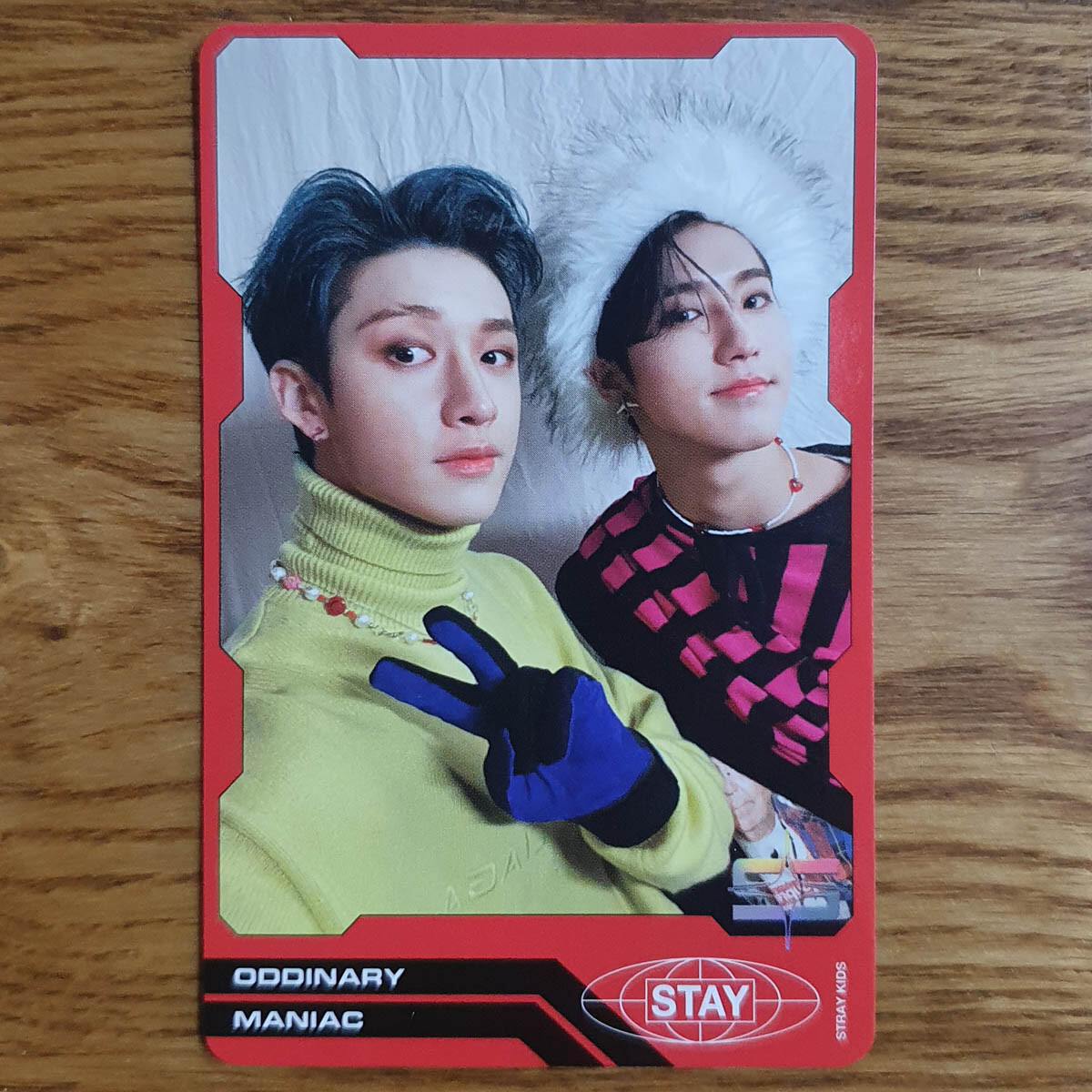 Bang Chan Han Official Trading Unit Photocard Stray Kids