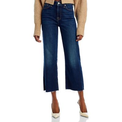 7 Для всего человечества Женские укороченные джинсы Alexa Denim с широкими штанинами BHFO 0015