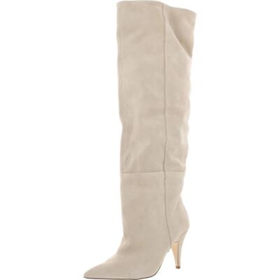 Steve Madden Womens Bellamie Ivory Over-The-Knee Boots 8.5 Medium (B,M) 5490